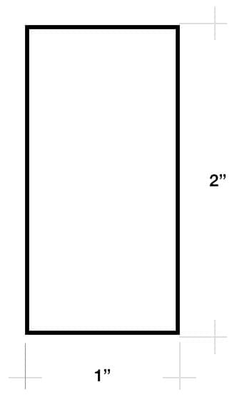 Perfil tubular rectangular